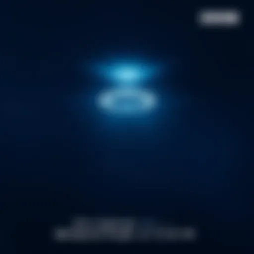 A bright UFO hovering in a dark sky, surrounded by stars