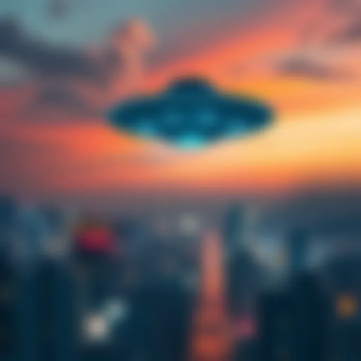 Eyewitness footage shows a bright unidentified object in the sky over a South Korean city.
