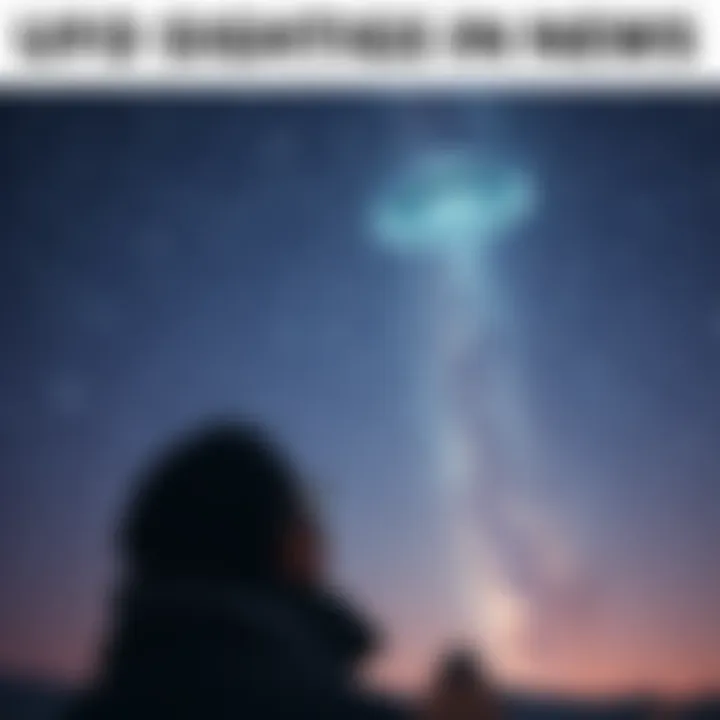A skeptic looks up at the night sky filled with stars, pondering UFO sightings in China.