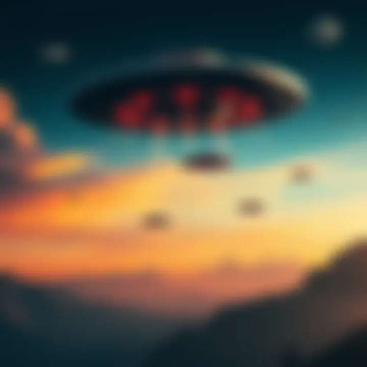 UFO Sightings Compilation A collection of clear videos showing UFO sightings with various shapes in the sky.