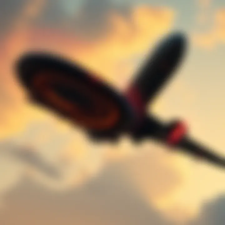 A UFO spins quickly near an airplane in flight, captured by a passenger on video.