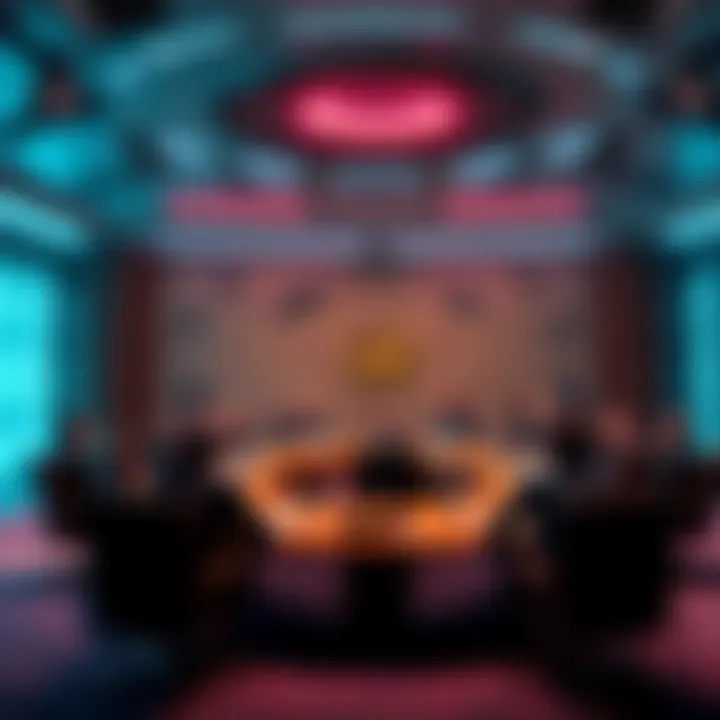 UN Protocol on Alien Signals A conference room with representatives discussing new UN regulations about responding to alien communications.