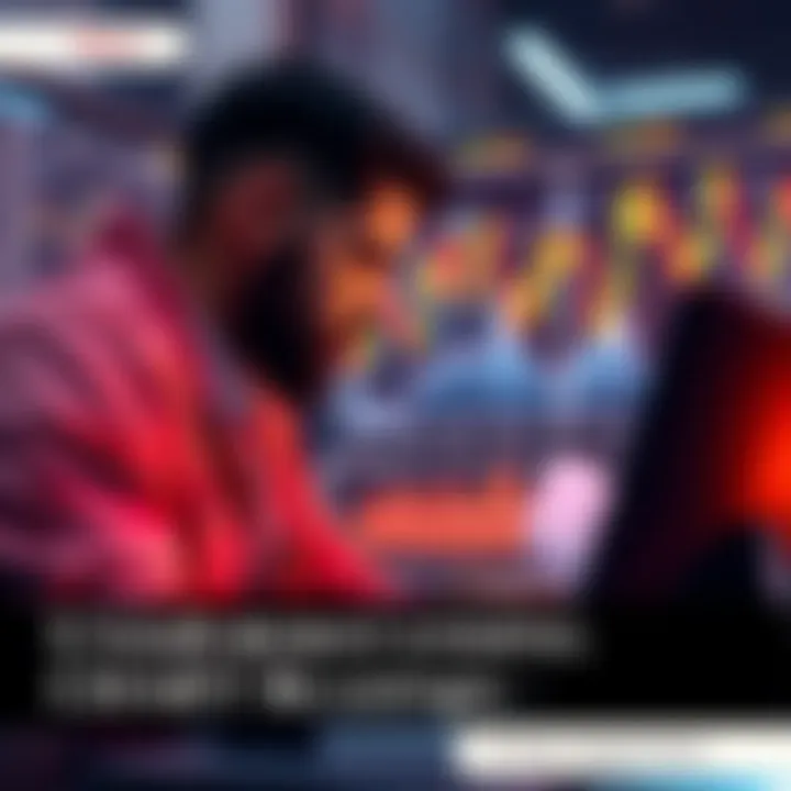 Understanding Chart Readings A person studying a chart with graphs and data points, looking focused and taking notes.