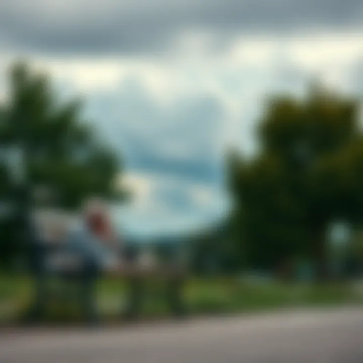 A person sitting on a park bench, looking thoughtful, with a cloudy sky in the background, symbolizing the different factors influencing depression beyond chemical imbalances.
