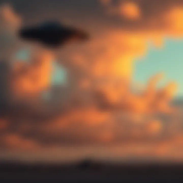 Strange unidentified objects spotted in the sky above a U.S. military base, raising security concerns.