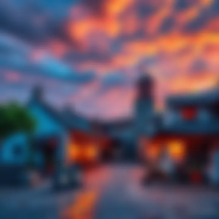 A picturesque view of a unique site showcasing its historical significance and charm