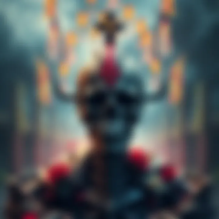 A symbolic representation of death uniting diverse cultures and lives