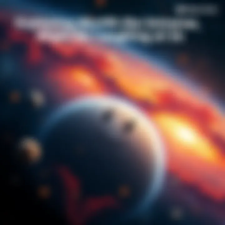 A whimsical depiction of the universe with a smiling face among stars and planets, conveying a sense of joy and humor in existence.