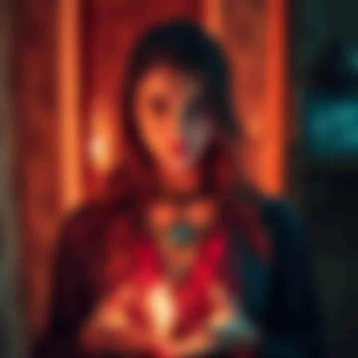 High priestess offering insights into hidden feelings in relationships