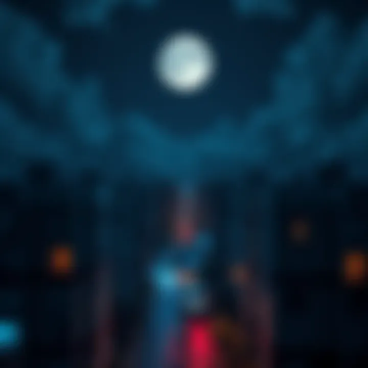 Strange moon images captured from an apartment complex, showing unusual shapes and lighting