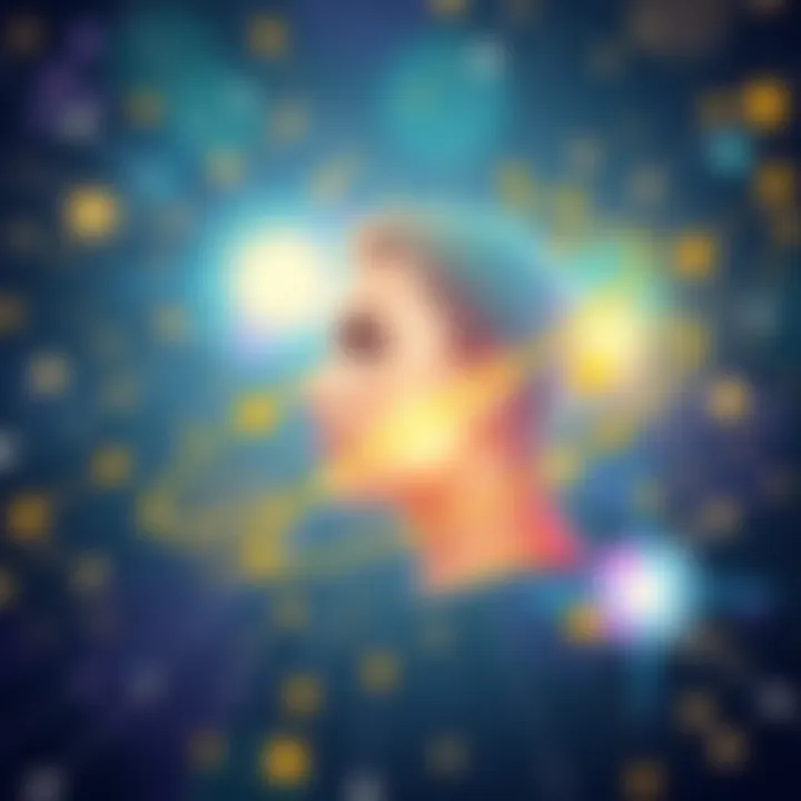 Uranus in Gemini A cosmic illustration showing Uranus entering Gemini, symbolizing change in relationships with abstract connections and stars