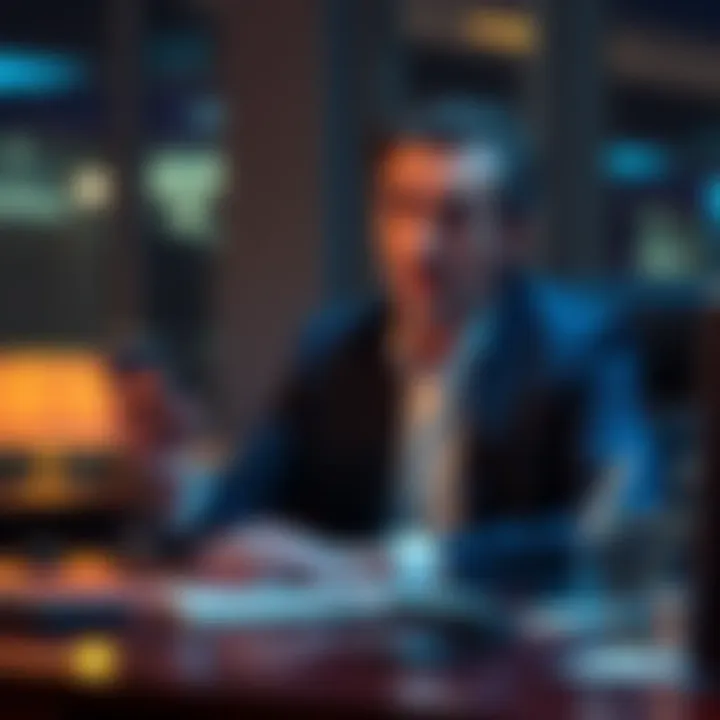 Uri Geller sitting at his desk with a phone in hand, looking surprised as he deletes a tweet.