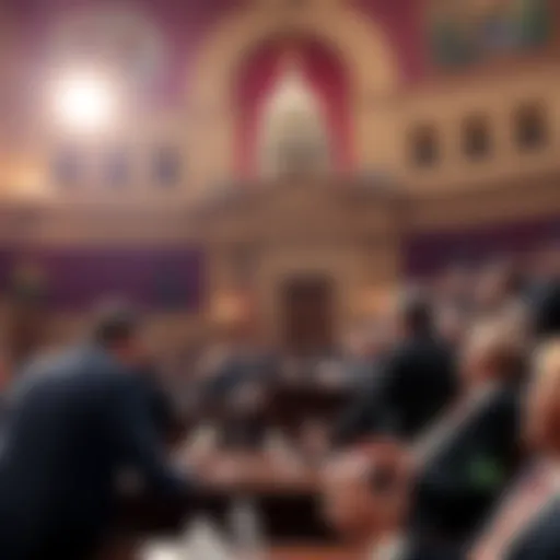 Members of the US House of Representatives vote on an amendment regarding military aid to Israel, showing strong support for continued funding.