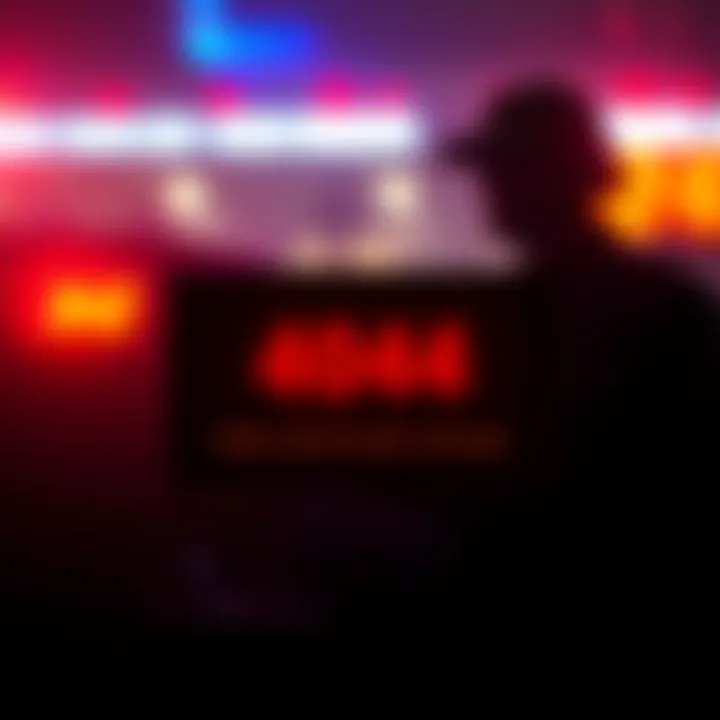 A screenshot showing a 404 error message on the US Military draft lottery information page.