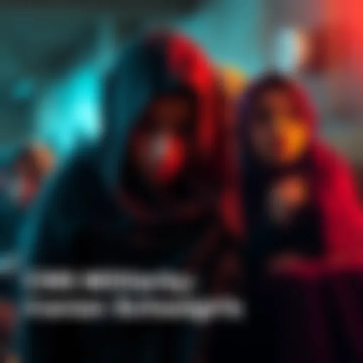 A grieving family in Iran mourning the loss of schoolgirls affected by military actions, highlighting the civilian toll in wartime.