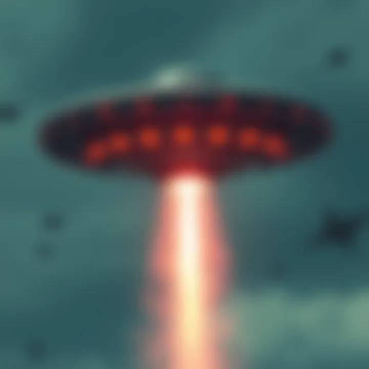 The U.S. military targets a glowing unidentified flying object with a Hellfire missile in new footage.