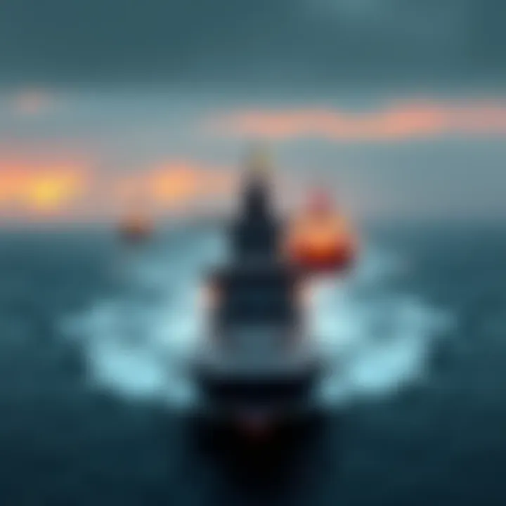 US Navy vessel with a nuclear submarine escorting the empty Russian tanker Marinera near Iceland