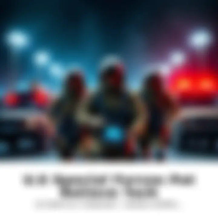 US special forces holding recovered technology from North Korea, with military vehicles in the background