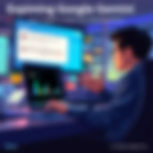 A person with a laptop looking surprised at the screen while interacting with Google Gemini, reflecting on the humorous side of AI responses