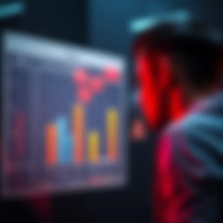 A person looking at a chart with different booster types next to a timer, representing optimal timing and duration for using boosters.