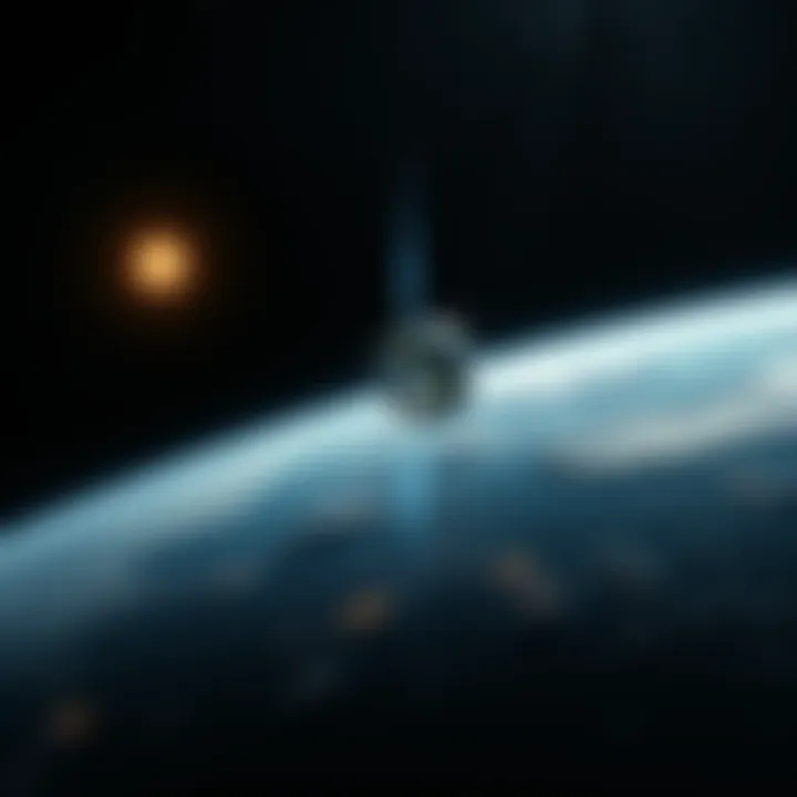 Astronomer Stefan Burns observes the V1/Borisov object with a clear nucleus and no visible tail, floating between Earth and 3I/Atlas.