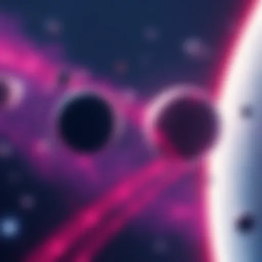 A visual representation of VASCO Transients showcasing orbital ghosts and nuclear phenomena in outer space