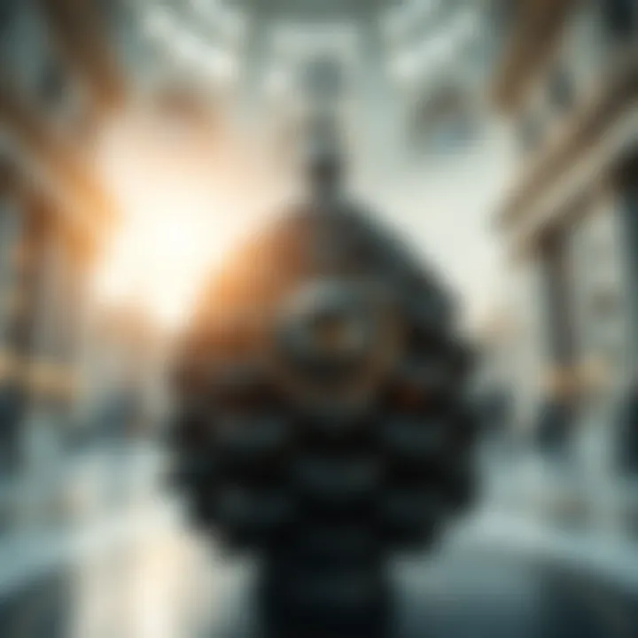 A pinecone sculpture in the Vatican representing ancient beliefs and symbols