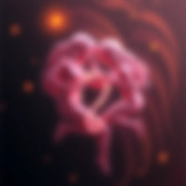 A glowing Venus symbol intertwined with the Gemini twins, representing love and communication in relationships.