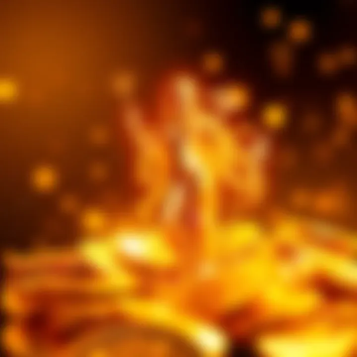 A glowing Venus symbol surrounded by shining gold coins, representing love, beauty, and prosperity on a Friday.