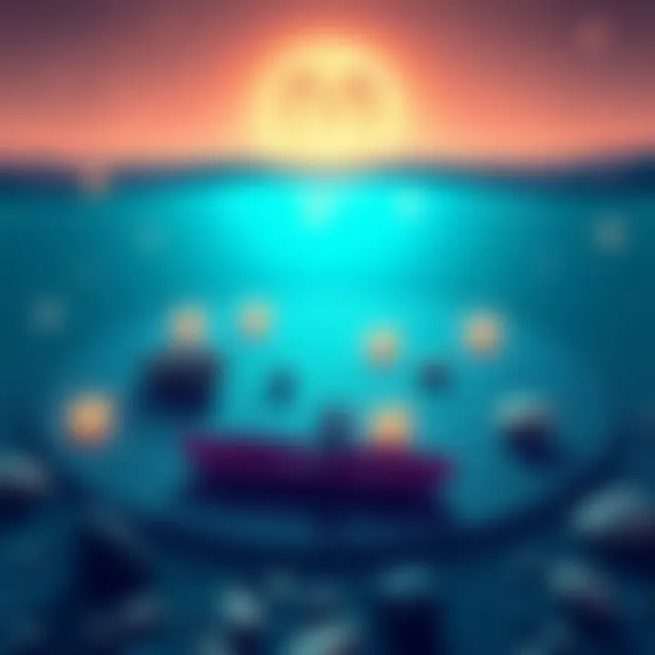 Venus in Aquarius Symbol Artistic representation of Venus symbol combined with elements associated with Aquarius, highlighting unique relationship dynamics