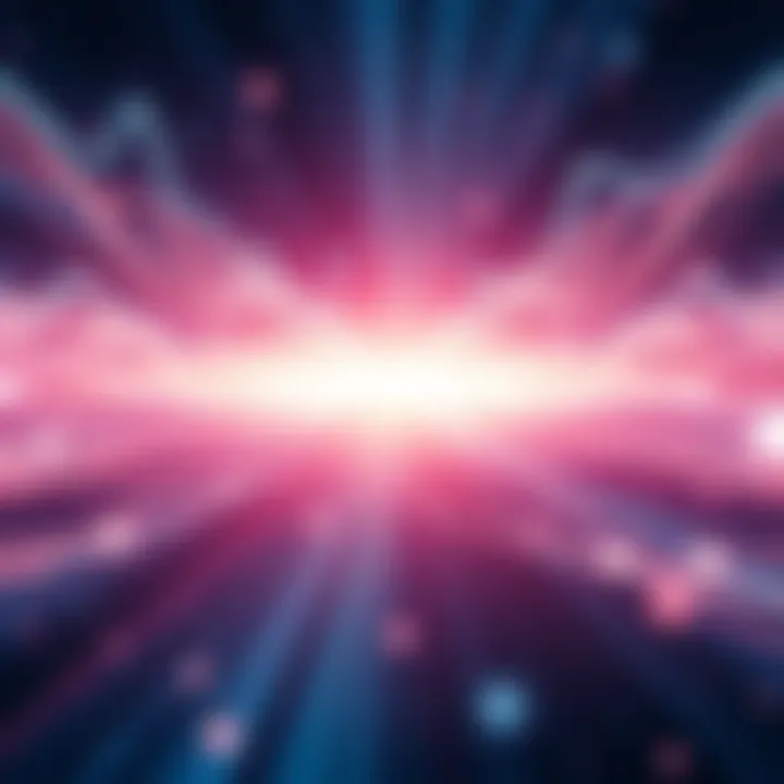 Vibrational Energy Field A visual representation of interconnected energy waves symbolizing a vibrational universe.