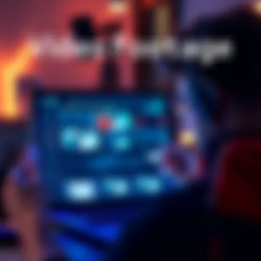 A person scrutinizing video footage on a laptop, highlighting the importance of critical viewing