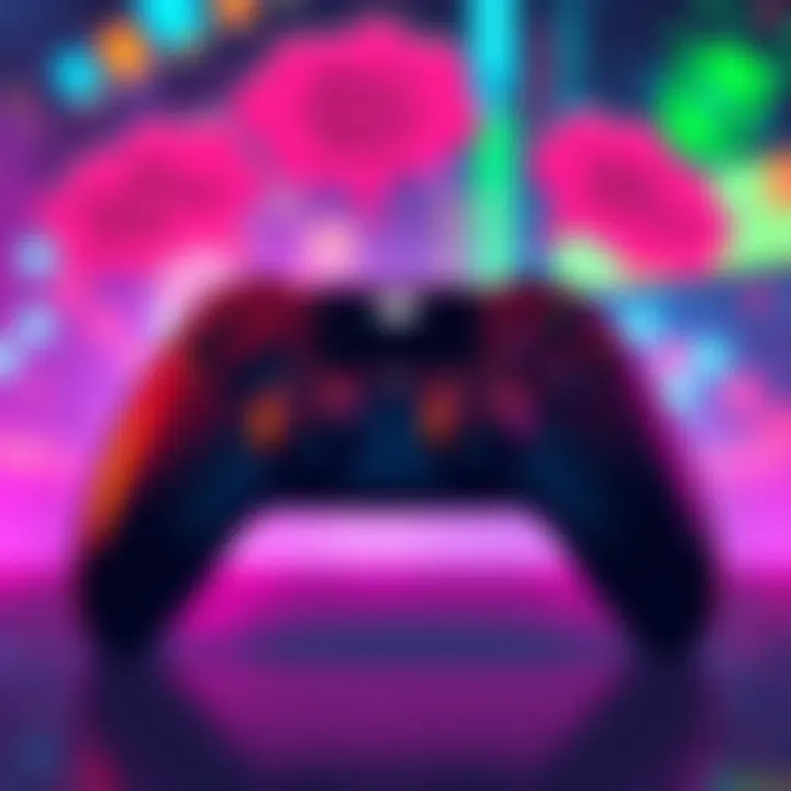 A video game controller surrounded by thought bubbles discussing game memories and the Mandela Effect