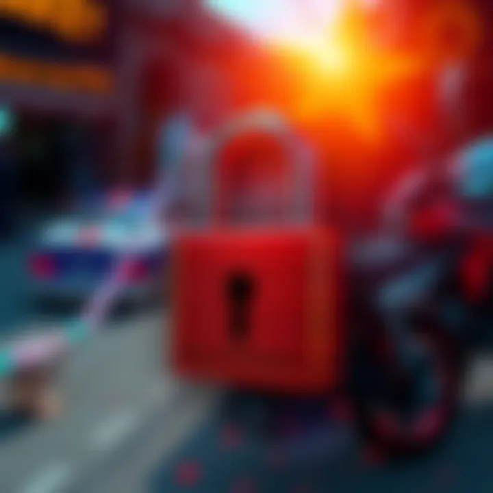A graphic showing closed bank accounts with a padlock, symbolizing the lack of biometric data in Vietnam.