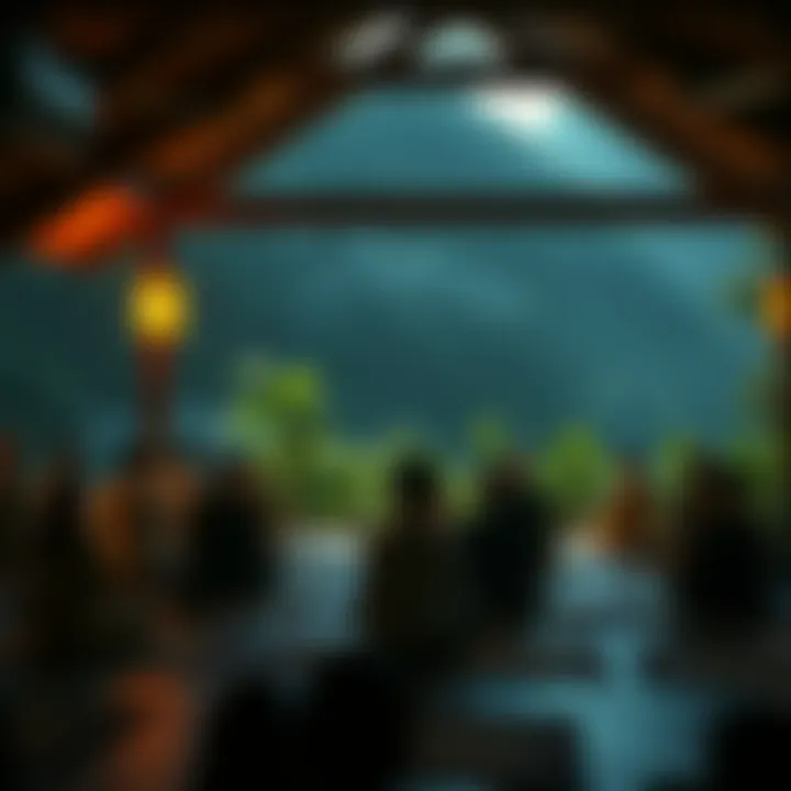 Vipassana meditation session A group of people practicing Vipassana meditation in a serene setting, reflecting on traditional teachings and modern practices.