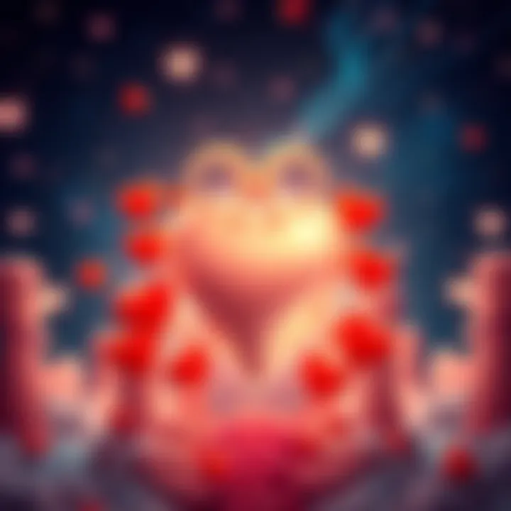 Virgo Zodiac Sign with Heart A Virgo symbol surrounded by hearts and social elements, representing love and relationships for Virgo ascendant in 2026.
