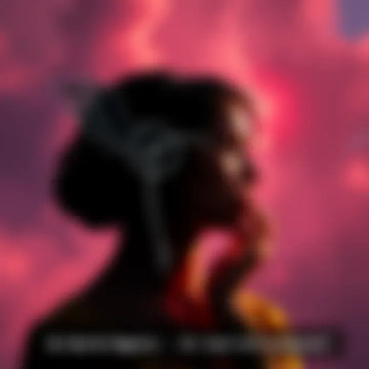 A Virgo zodiac sign symbol with a thoughtful person in the background, representing decisions on ghosting or blocking people.