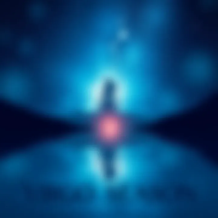 An illustration of a calm starry night sky with a large Virgo constellation shining brightly, symbolizing reflection and insights during Virgo season.