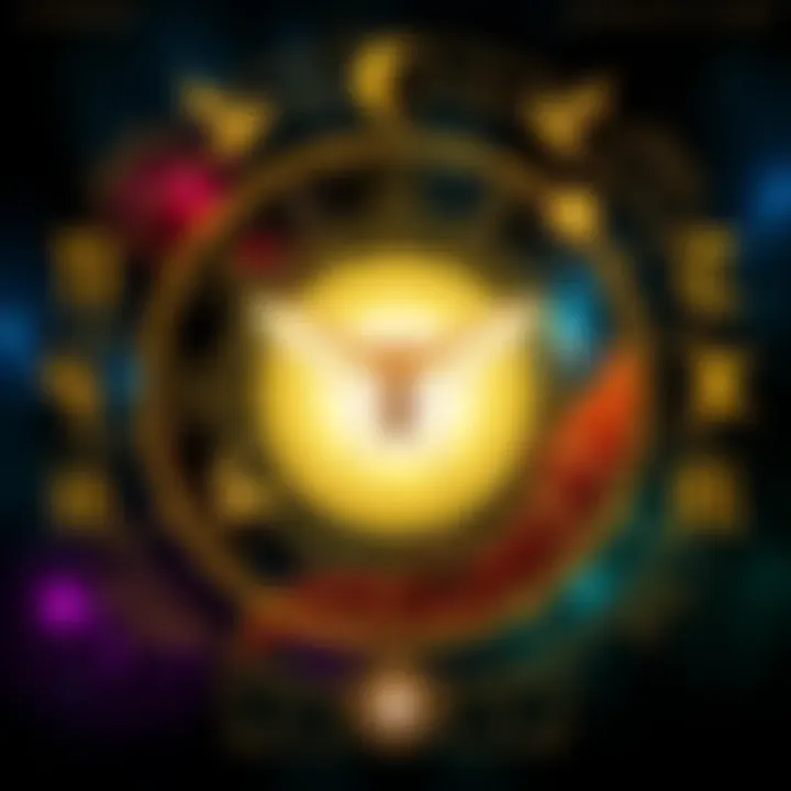 A visual representation of a Virgo stellium in astrology, showcasing the 11th and 12th houses with Virgo symbols and traits highlighted.