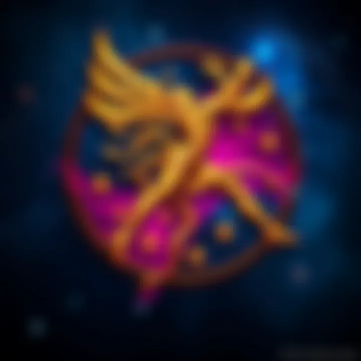 An artistic representation of the Virgo zodiac sign with stars and a cosmic background, symbolizing Virgo's surprising sexual nature.