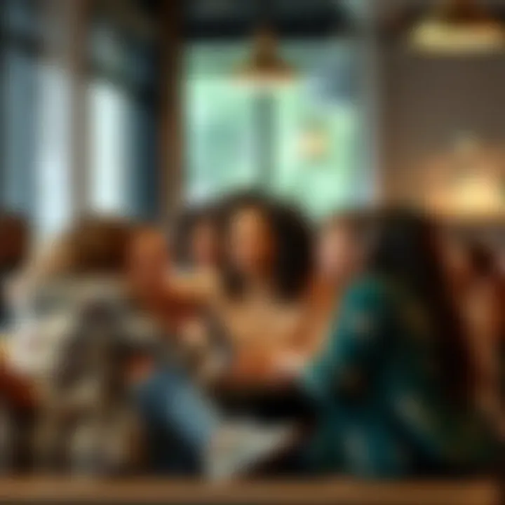 Virgos Supporting Each Other A group of Virgos sharing stories and supporting each other during a casual meetup, showing camaraderie in facing daily challenges.