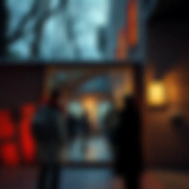 People standing outside Anne Frank's hiding place, reflecting on its historical significance and emotional weight