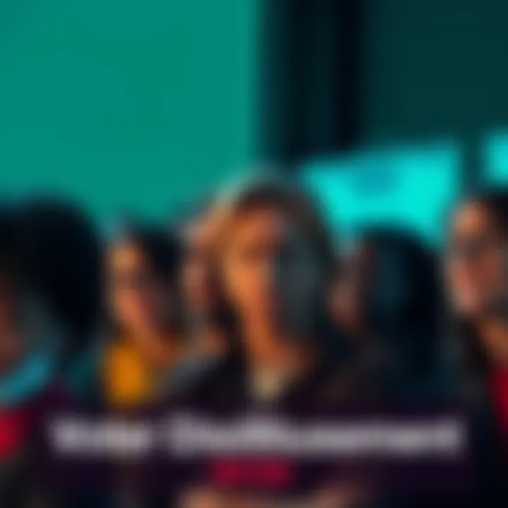 A group of diverse people looking frustrated while discussing politics, reflecting their feelings about leadership and the electoral system.