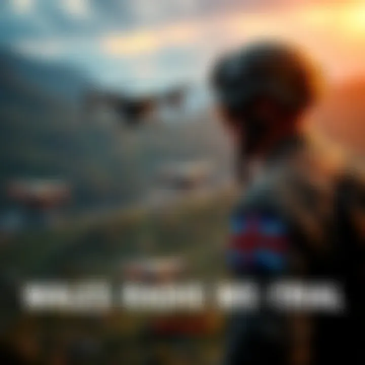 A military personnel observing drone swarms being neutralized by a radio wave weapon in Wales.