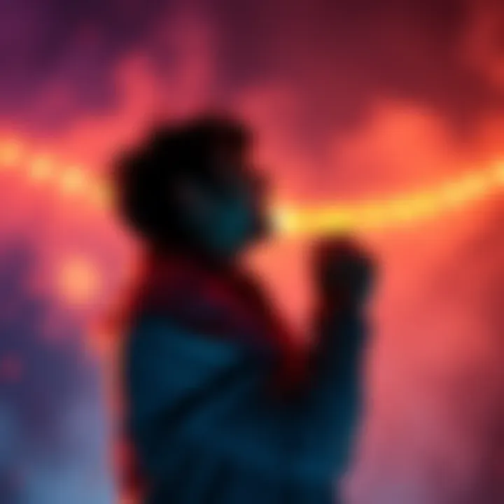 A joyful person experiencing a romantic moment inspired by the Wattpad Life subliminal, surrounded by dreamy visuals and soft lighting.