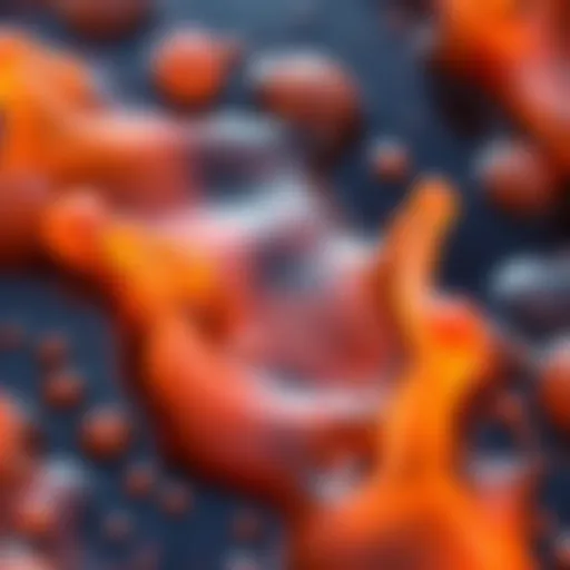 A close-up of melted wax with intricate shapes formed after casting an illusion spell, highlighting the details of the wax remnants.