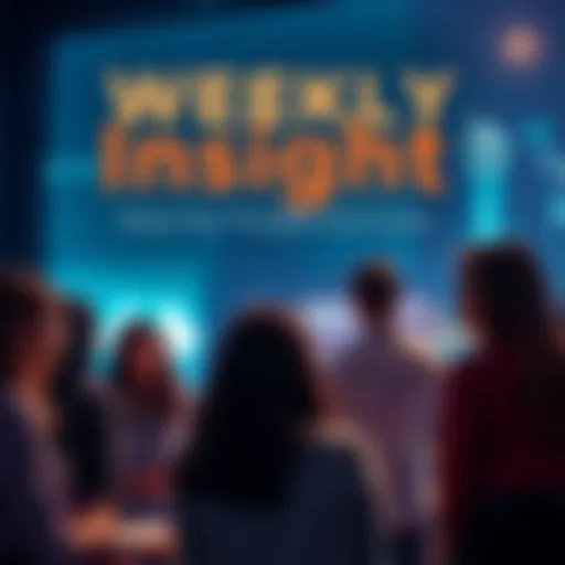 A group of people exchanging thoughts and reflections on their weekly experiences, symbolizing clarity and challenges in their journey.