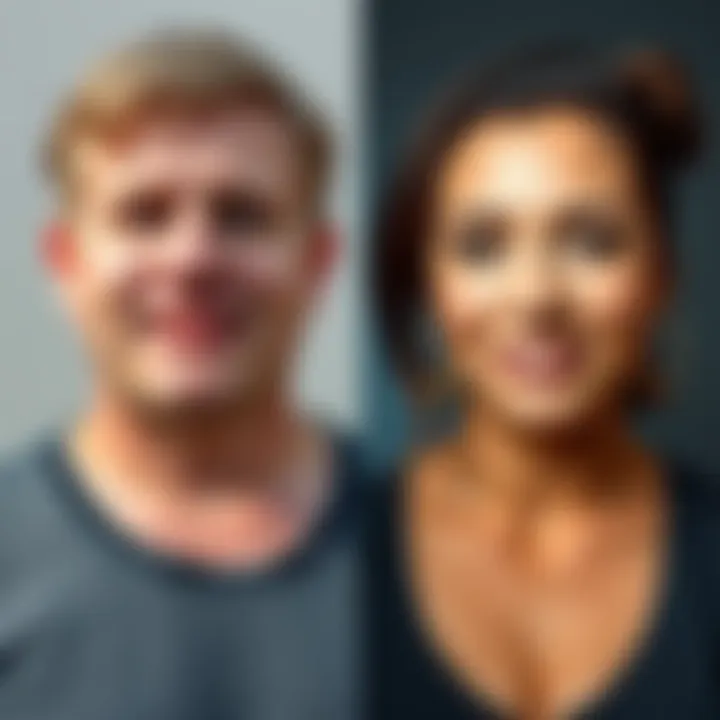 Two photos showing progress in weight loss, one taken on January 21 and the other on March 4, highlighting small but noticeable changes in appearance.