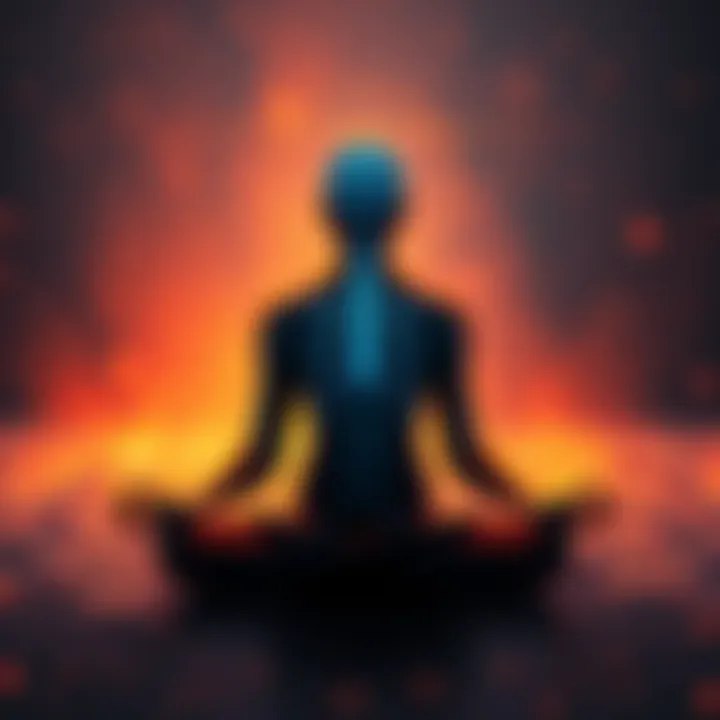 A serene person meditating, symbolizing brain and nervous system calibration for resilience.