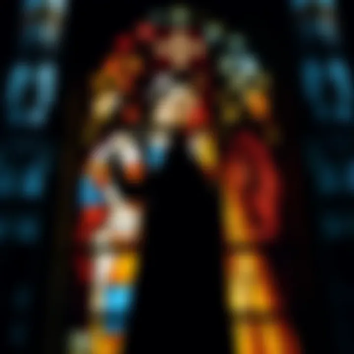 Strange Figure in Stained Glass A mysterious figure appears in a stained glass window at Westminster Abbey, sparking curiosity.